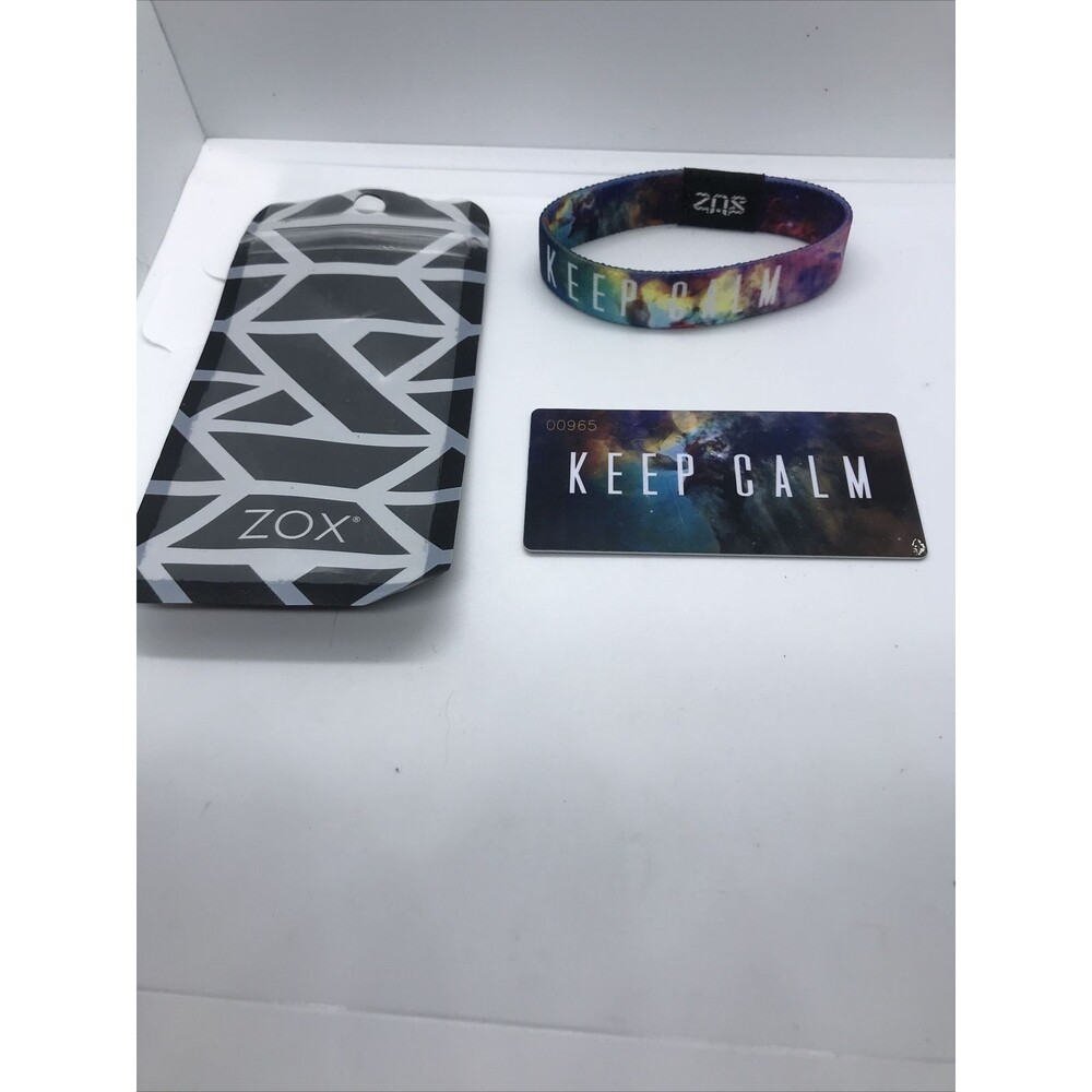 Zox Single Keep Calm Band Strap Wristband Collector's Card #0965 Free Shipping